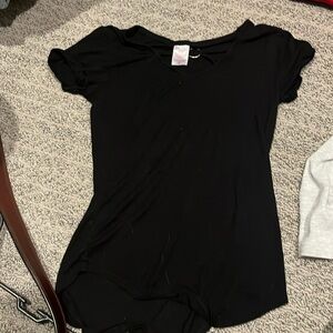 Black shirt - cute top -